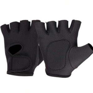 Guantes Unisex de Media Dedos para Levantamiento de Pesas y Fitness