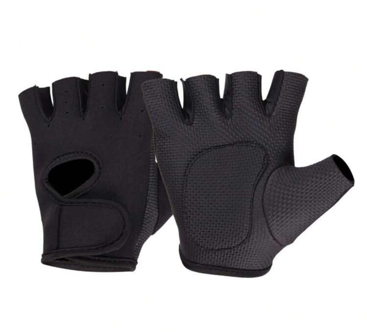 Guantes Unisex de Media Dedos para Levantamiento de Pesas y Fitness